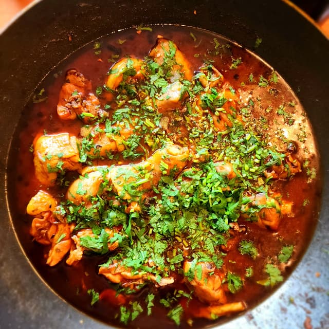 Authentic Dhaba Style Chicken Curry