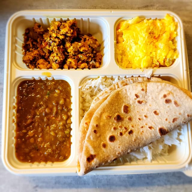 Delicious Vegetarian Combo Meal