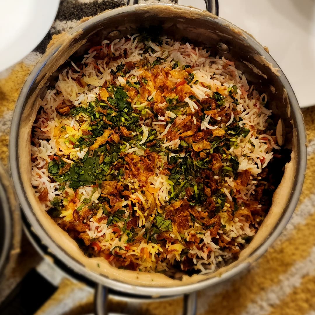 North Indian Style Chicken Dum Biryani