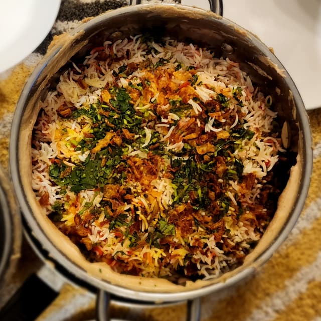North Indian Style Chicken Dum Biryani