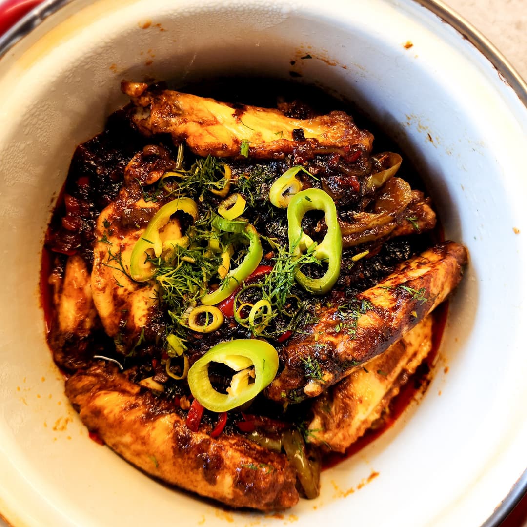 Spicy Indo Chinese Chicken Wings